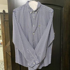 Lacoste mens long sleeve button down shirt.